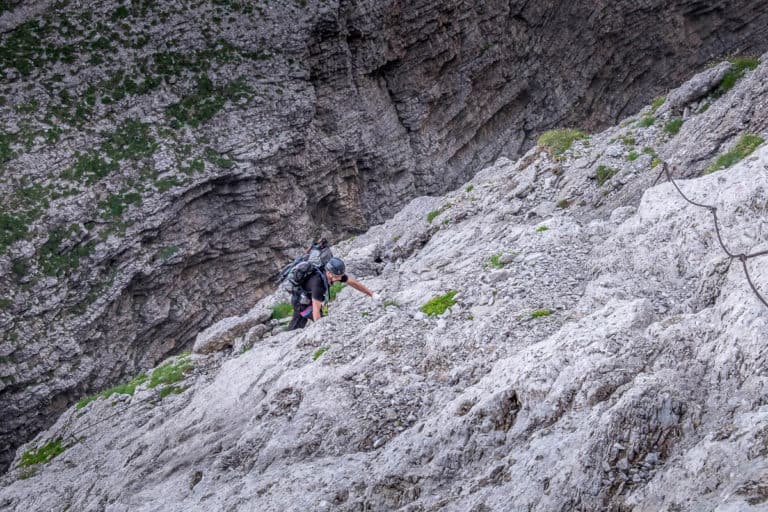 Tag 22 - Alpenüberquerung zu Fuß - München nach Venedig Vom Rifugio Pian de Fontana zum Rifugio 7 Alpini 25