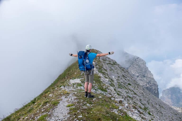 Tag 22 - Alpenüberquerung zu Fuß - München nach Venedig Vom Rifugio Pian de Fontana zum Rifugio 7 Alpini 28