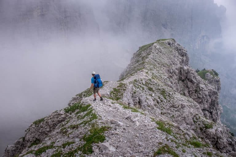 Tag 22 - Alpenüberquerung zu Fuß - München nach Venedig Vom Rifugio Pian de Fontana zum Rifugio 7 Alpini 49