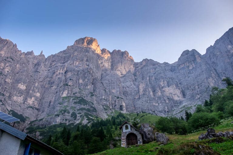 Tag 23 - Alpenüberquerung zu Fuß - München nach Venedig Vom Rifugio 7 Alpini nach Belluno 1