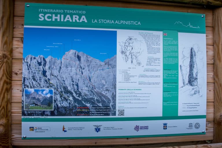 Tag 23 - Alpenüberquerung zu Fuß - München nach Venedig Vom Rifugio 7 Alpini nach Belluno 3