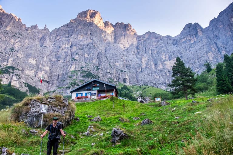 Tag 23 - Alpenüberquerung zu Fuß - München nach Venedig Vom Rifugio 7 Alpini nach Belluno 6