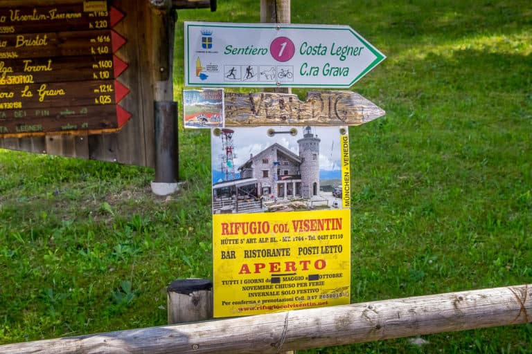 Tag 24 - Alpenüberquerung zu Fuß - München nach Venedig - Von Belluno zum Rifugio Col Visentin 31