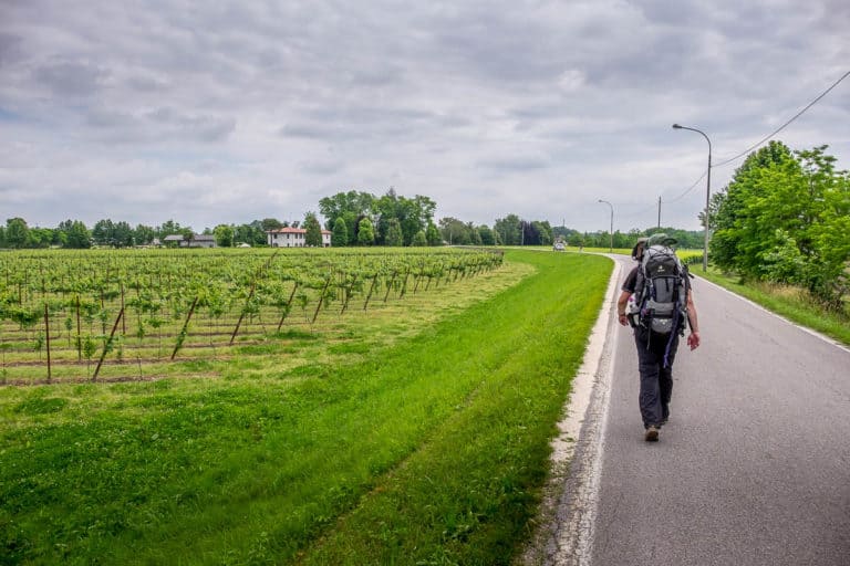 Tag 27 - Alpenüberquerung zu Fuß - München nach Venedig - Von Spresiano nach San Bartolomeo 18 Tag 27 - Alpenüberquerung zu Fuß - München nach Venedig - Von Spresiano nach San Bartolomeo 17