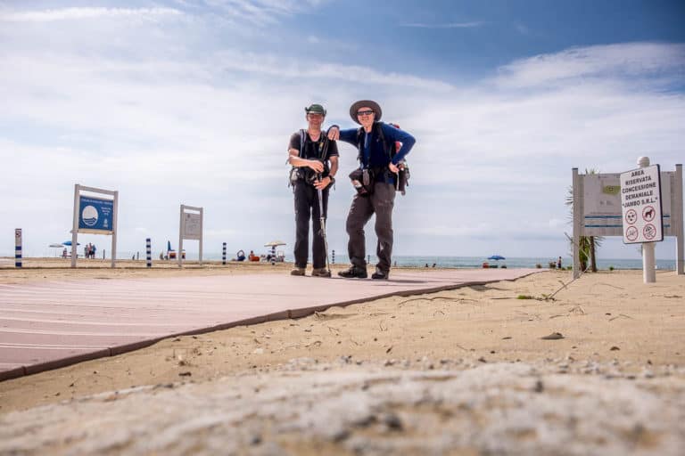 Finaltag - Alpenüberquerung zu Fuß - München nach Venedig - Jesolo nach Vendig 22