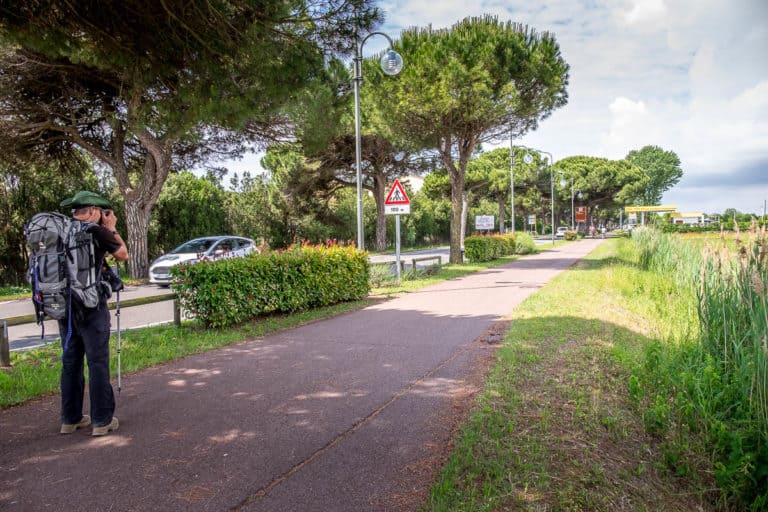 Finaltag - Alpenüberquerung zu Fuß - München nach Venedig - Jesolo nach Vendig 26