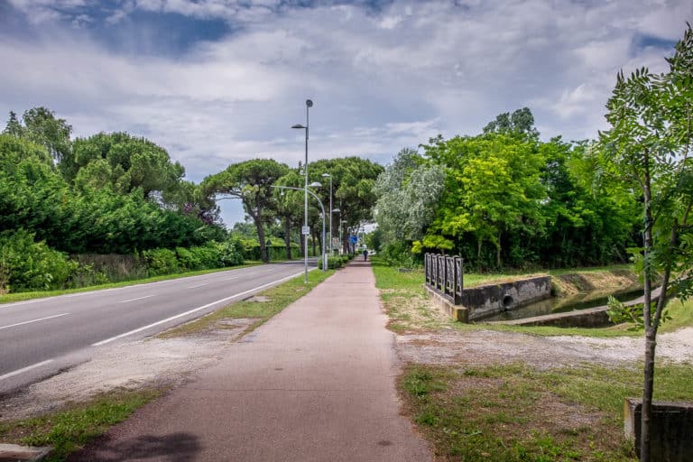 Finaltag - Alpenüberquerung zu Fuß - München nach Venedig - Jesolo nach Vendig 42