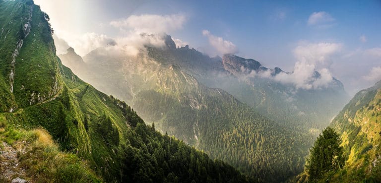 Tag 22 - Alpenüberquerung zu Fuß - München nach Venedig Vom Rifugio Pian de Fontana zum Rifugio 7 Alpini 8