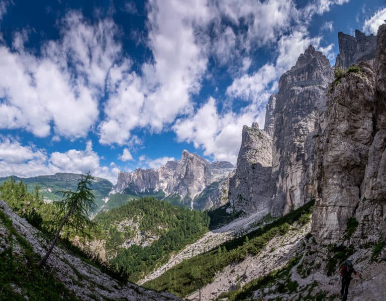 Alpenüberquerung zu Fuß - von München nach Venedig – Tag 20 – vom Rifugio Tissi zum Rifugio Bruto Carestiato 23 Alpenüberquerung zu Fuß - von München nach Venedig – Tag 20 – vom Rifugio Tissi zum Rifugio Bruto Carestiato 23
