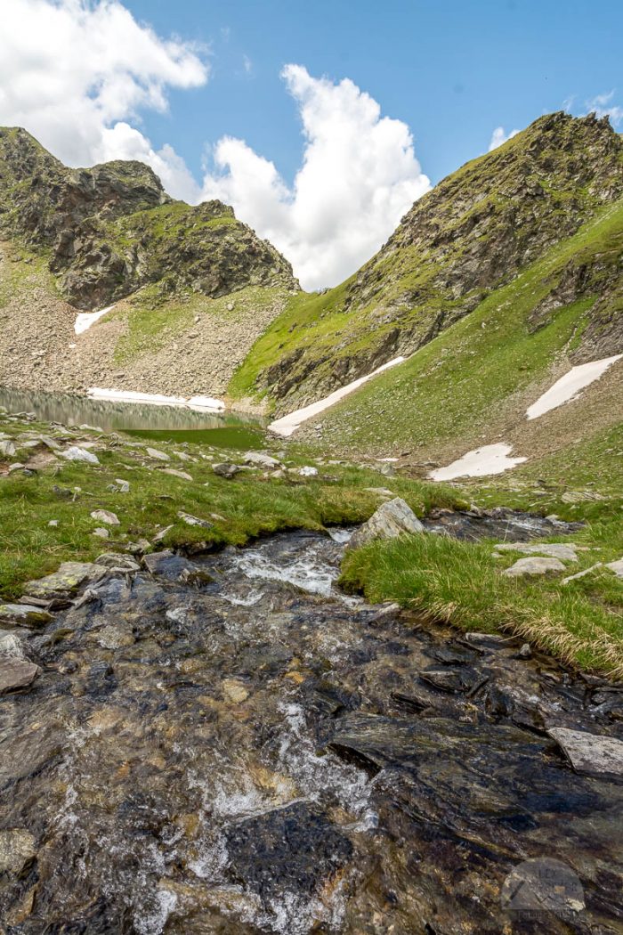 Schmelzwasserbach am Grindlbergsee